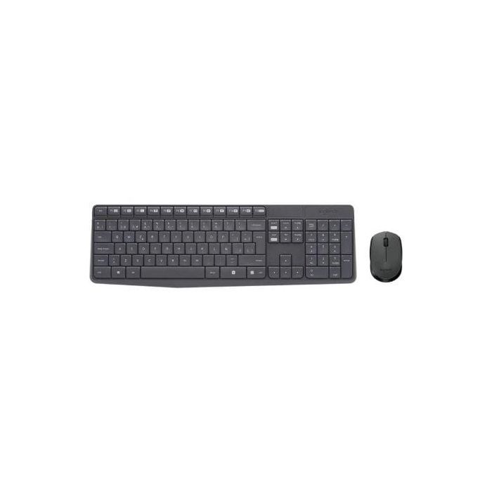 LOGITECH TECLADO + MOUSE MK235 wireless resistente a salpicaduras LOGITECH TECLADO + MOUSE MK235 wireless resistente a salpicaduras