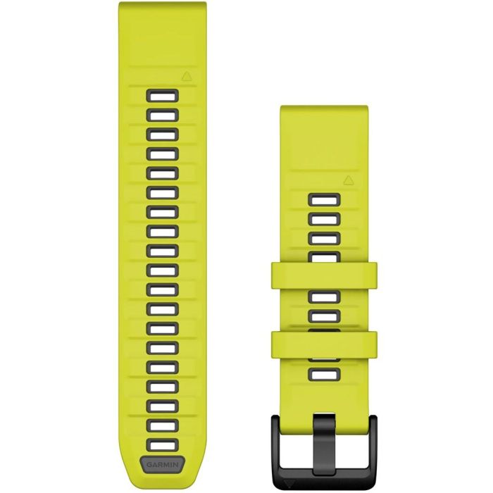Garmin Ersatzarmband QuickFit 22mm Silikon Amp Yellow/Graphit 0 Garmin Ersatzarmband QuickFit 22mm Silikon Amp Yellow/Graphit 0