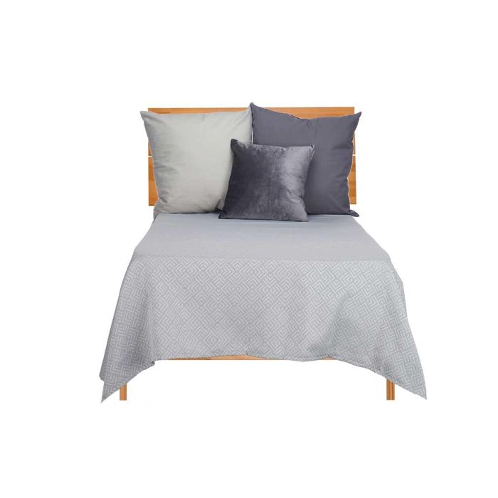 Colcha Cama Geometrico Gris 180X260Cm Giftdecor (4 Unidades) 1 Colcha Cama Geometrico Gris 180X260Cm Giftdecor (4 Unidades) 1