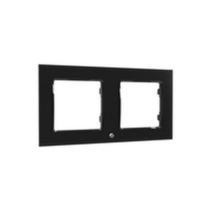 Shelly Wall Frame 2 Wandtaster Rahmen 2-fach Schwarz - Accesorio de Pared Negro para Shelly Wall Switch 2