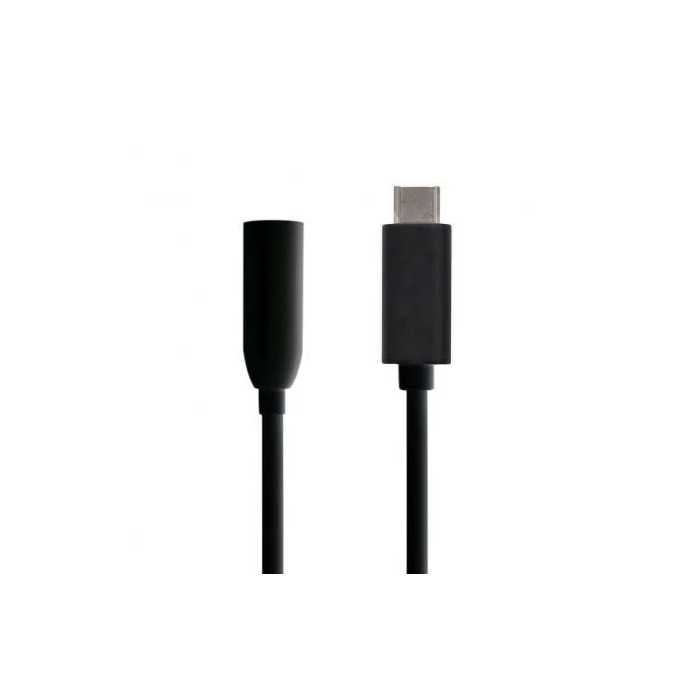 AISENS - CONVERSOR USB-C A AUDIO, USB-C/M-JACK 3.5/H, NEGRO, 15CM 1