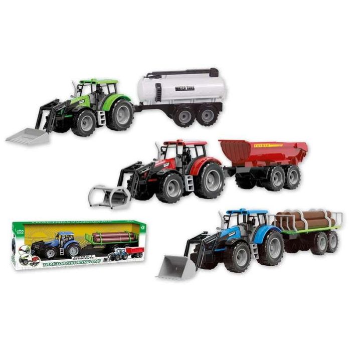 Tractor con remolque 52x9x7,5cm - modelos surtidos 3