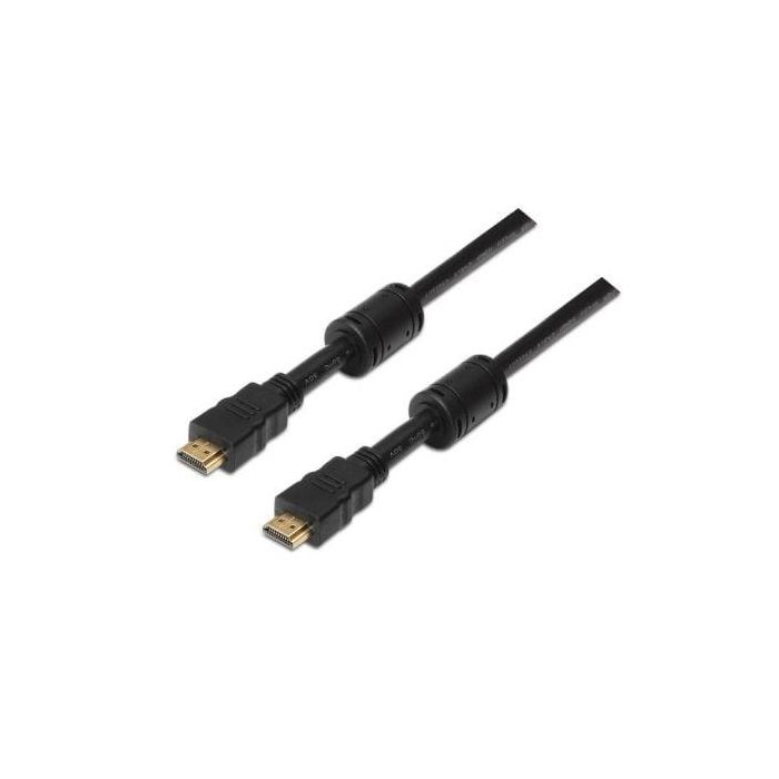 AISENS - CABLE HDMI ALTA VELOCIDAD / HEC CON FERRITA, A/M-A/M, NEGRO, 10M AISENS - CABLE HDMI ALTA VELOCIDAD / HEC CON FERRITA, A/M-A/M, NEGRO, 10M