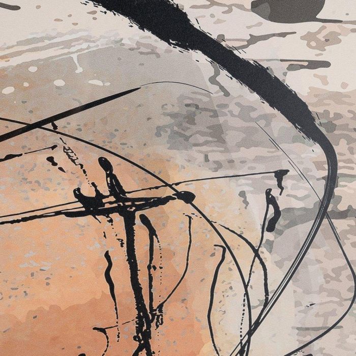 Cuadro Abstracto Madera-Cristal Impreso 73 X 3 X 73 cm