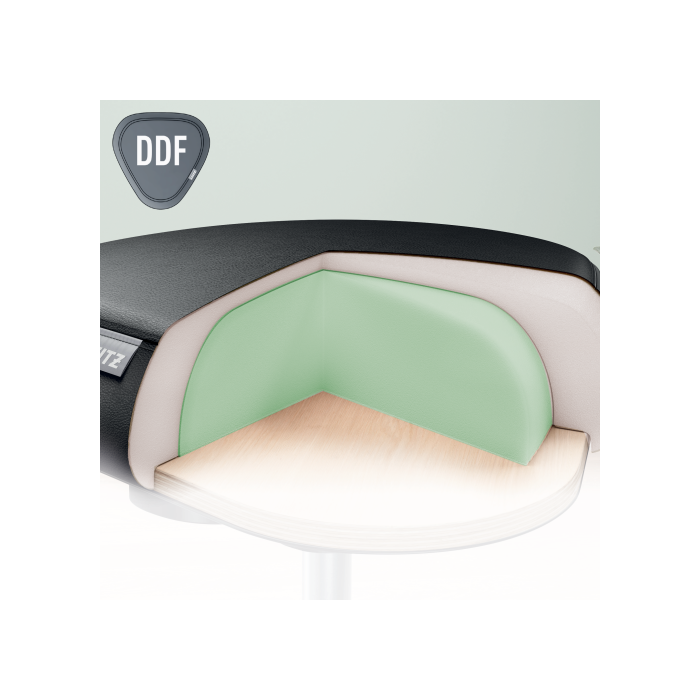 Taburete Leitz Ergo con Ruedas Color Negro Kensington 65780095 1 Taburete Leitz Ergo con Ruedas Color Negro Kensington 65780095 1