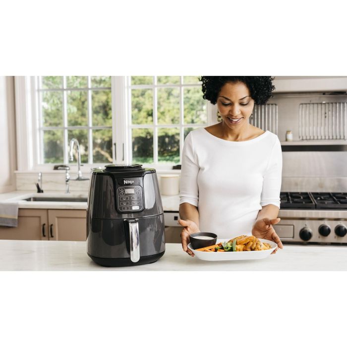 Ninja AF100EU Freidora de Aire 4 en 1, 3.8L, 1550W, Apto para Congelados, 4 Funciones: Freír, Asar, Recalentar, Deshidratar 5 Ninja AF100EU Freidora de Aire 4 en 1, 3.8L, 1550W, Apto para Congelados, 4 Funciones: Freír, Asar, Recalentar, Deshidratar 5