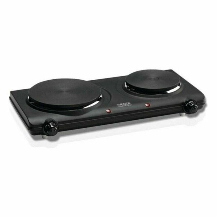 Placa Eléctrica de Cocción Haeger Negro 2 Fogones Multicolor 2250 W 2250W Placa Eléctrica de Cocción Haeger Negro 2 Fogones Multicolor 2250 W 2250W