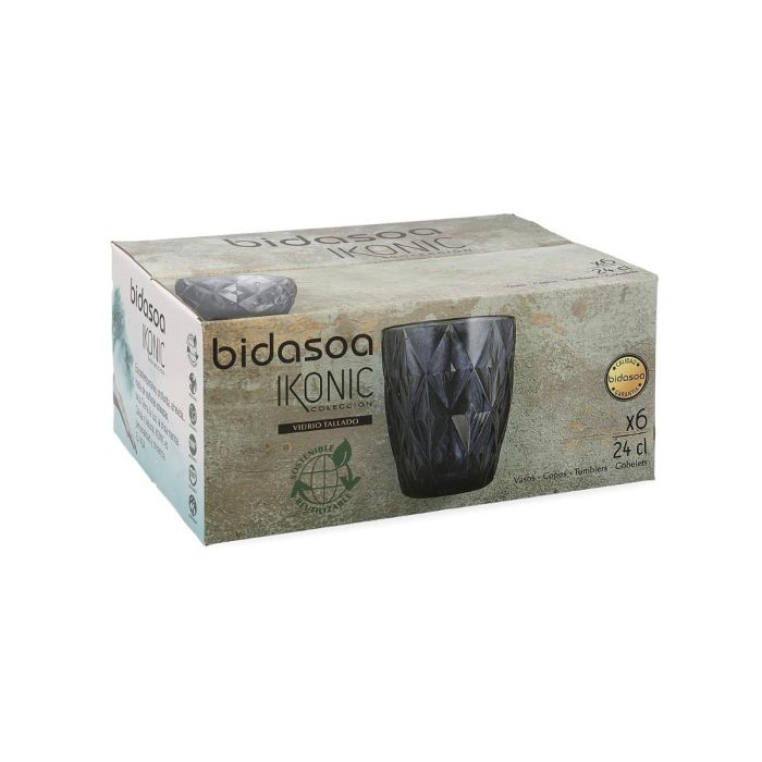 Caja 6 Vasos Bajos Vidrio Ikonic Bidasoa 24 cL 4 Caja 6 Vasos Bajos Vidrio Ikonic Bidasoa 24 cL 4