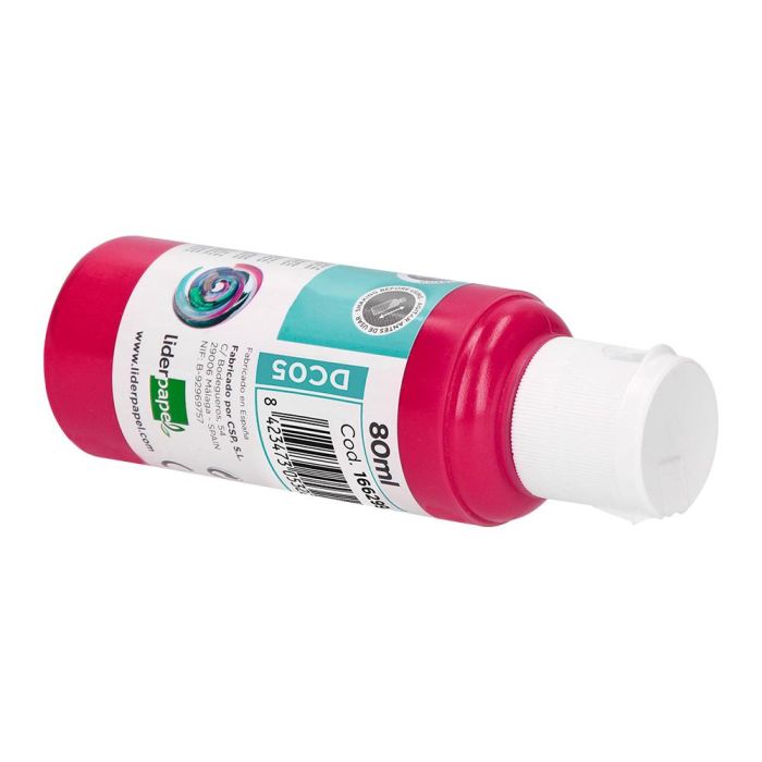 Pintura Acrilica Liderpapel Bote De 80 mL Magenta 5