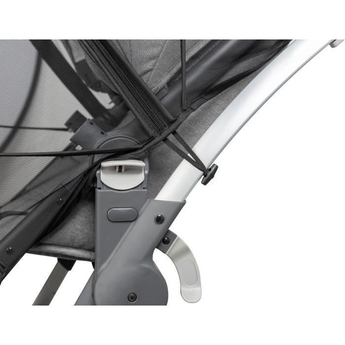 Tineo TIN3275054059503 Mosquitera para silla de paseo All Inclusive, fácil apertura con cremallera y bolsillo portaobjetos 4