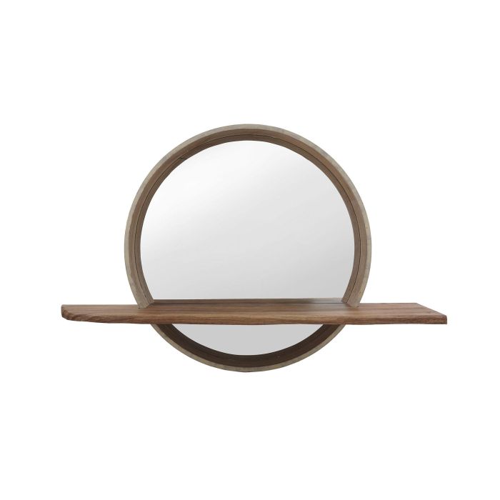 Espejo Alpino DKD Home Decor Natural 12.5 x 40 x 60 cm (2 Unidades) Espejo Alpino DKD Home Decor Natural 12.5 x 40 x 60 cm (2 Unidades)