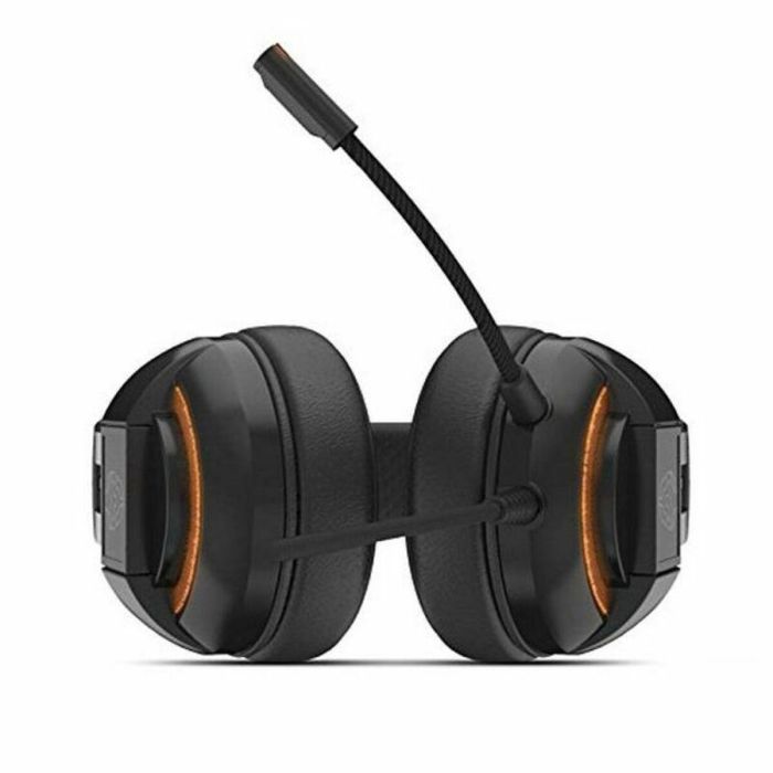 Auriculares con Micrófono Gaming Krom NXKROMKDE Negro/Naranja Negro 2