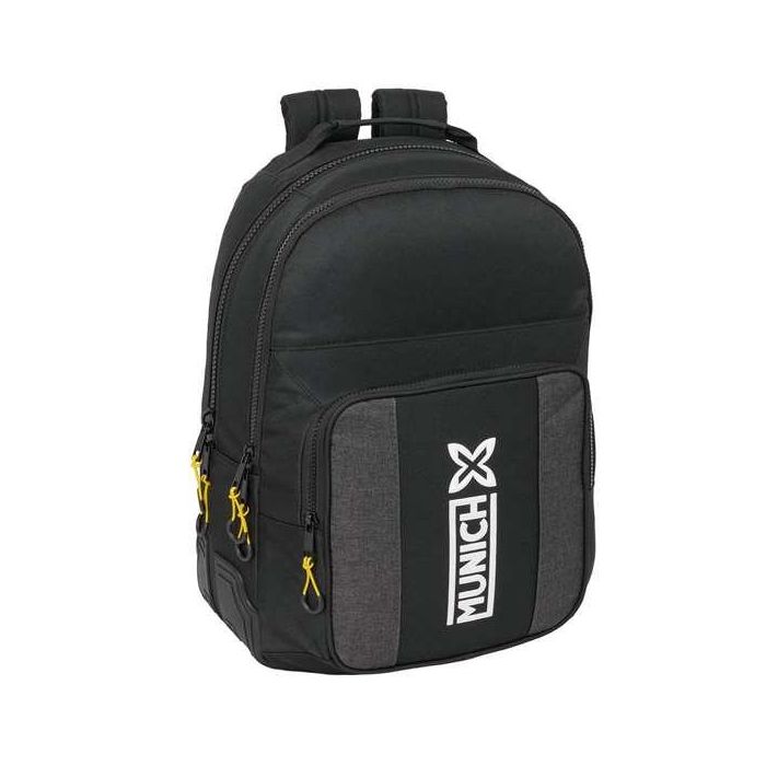 Safta Mochila Doble Con Cantoneras Adaptable a Carro Munich Topo 420x320x150 mm Safta Mochila Doble Con Cantoneras Adaptable a Carro Munich Topo 420x320x150 mm