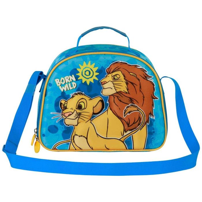 Bolsa Portamerienda 3D Wild Disney El Rey León Azul 1