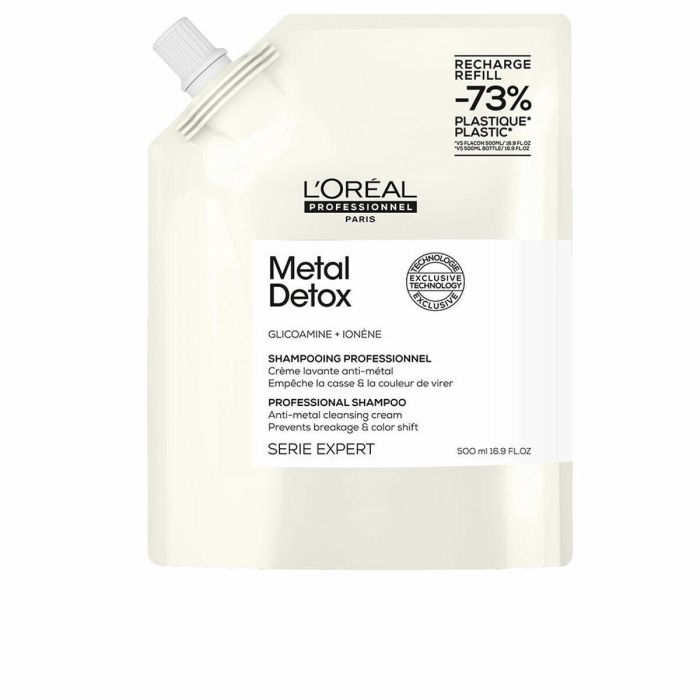 L'Oréal Professionnel Paris Metal Detox Champú Para Cabello Dañado Recarga 500 mL