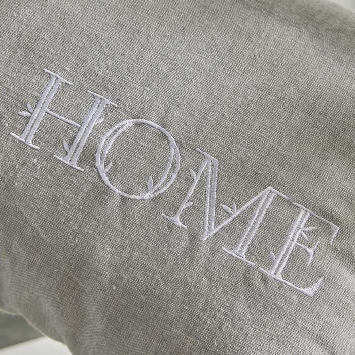 Cojín - HOY - CHARME - Estampado x Chambray x Bordado Capucine - 30 x 50 cm 2