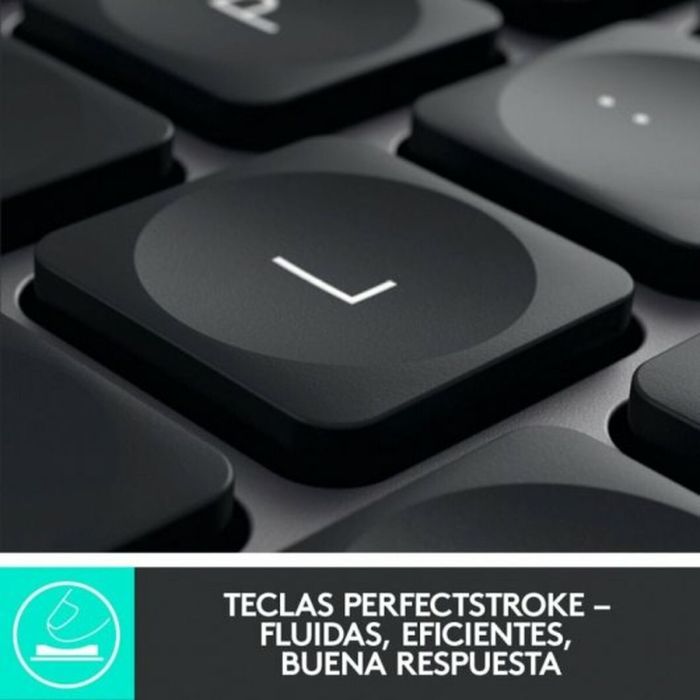 Teclado Logitech Gris QWERTY 2