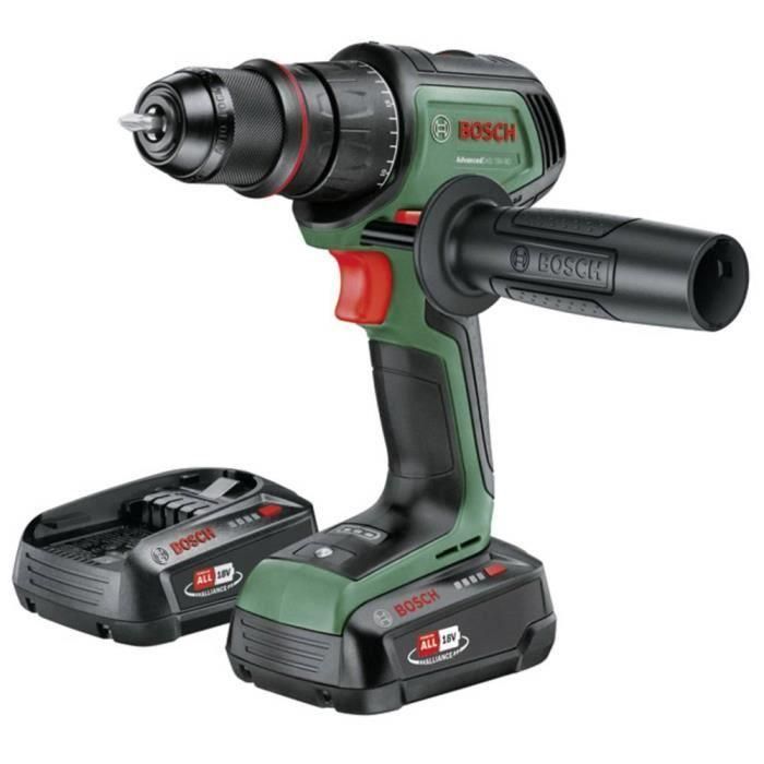 Taladro atornillador - AdvancedDrill - 18V-80 - 2 baterías de 2,5 Ah - Portabrocas metálico extraíble - Inalámbrico