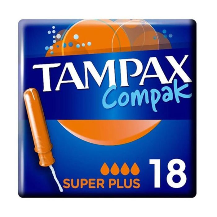 Tampax Compak compresas super plus pack 18un Tampax Compak compresas super plus pack 18un