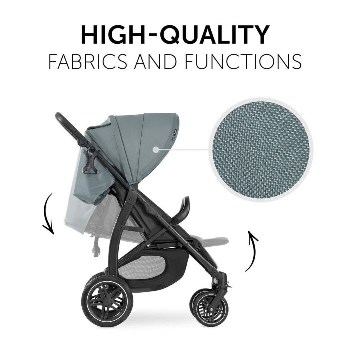 Hauck Rapid 4D Cochecito Todoterreno Plegado con Una Mano 4 Ruedas Color Jungle 9