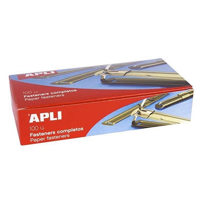 Apli Fasteners Metálicos Completo Dorado - 100Ud- Apli Fasteners Metálicos Completo Dorado - 100Ud-