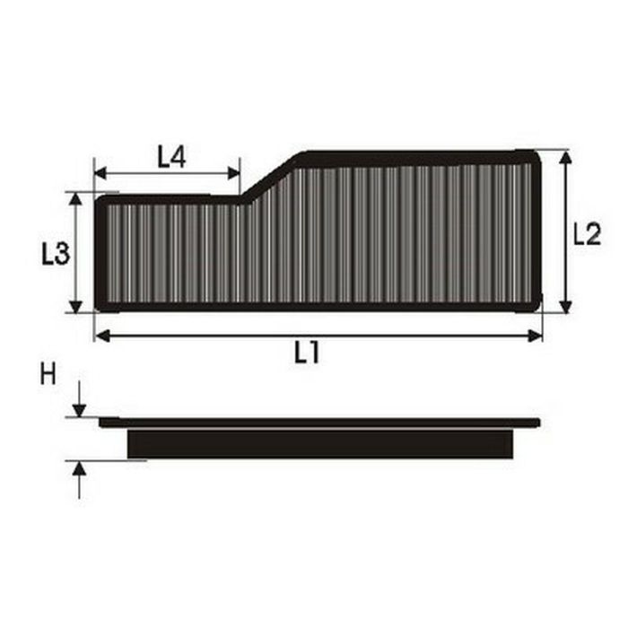 Filtro de aire Green Filters P965006 1 Filtro de aire Green Filters P965006 1