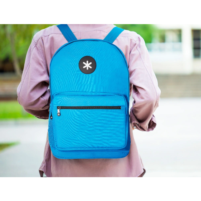 Antartik Mochila Azul con Bolsillo Frontal y Compartimento para Portátil de 15,6/' 320x140x430 mm 10