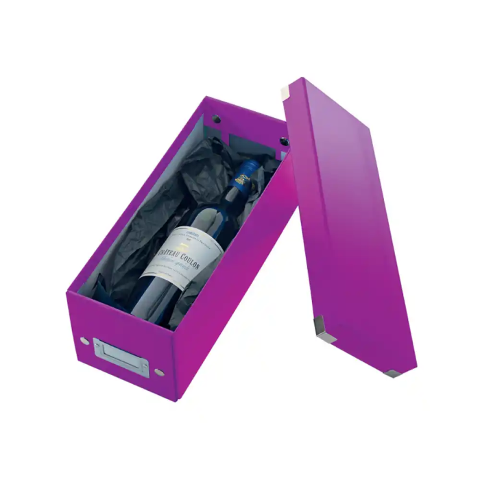 Leitz 143x147x352 mm Caja de almacenamiento Click&Store CD Box, Violeta 6