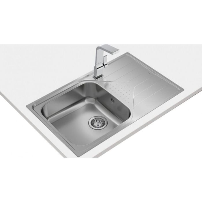 Fregadero de Un Seno Teka UNIVERSE 50TPX Acero 1 Fregadero de Un Seno Teka UNIVERSE 50TPX Acero 1