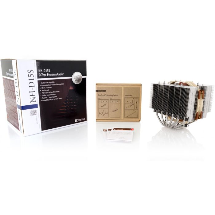 Noctua NH-D15S Cooler CPU, 6 Heatpipes Dual Tower, 1 NF-A15 140mm Fan PWM, Compatible con Intel LGA1851, LGA1700, LGA1200, LGA1151, AMD AM5, AM4 3 Noctua NH-D15S Cooler CPU, 6 Heatpipes Dual Tower, 1 NF-A15 140mm Fan PWM, Compatible con Intel LGA1851, LGA1700, LGA1200, LGA1151, AMD AM5, AM4 3