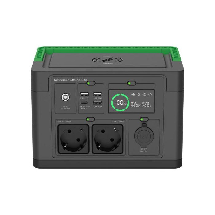 APC PPS330-GR Estación de Energía Portátil 332Wh, Ión de Litio, 2 Salidas AC, Onda Sinusoidal, USB Tipo C y A 0 APC PPS330-GR Estación de Energía Portátil 332Wh, Ión de Litio, 2 Salidas AC, Onda Sinusoidal, USB Tipo C y A 0