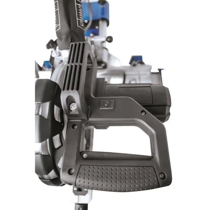 Scheppach Sierra Ingletadora Radial HM81LXU 216mm 2000W Azul 1