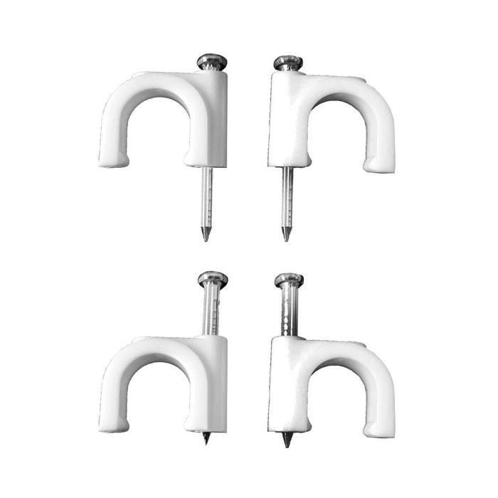 Edm Grapa blanca para cable manguera tubular 2x1,0mm n°06 (caja 100 unid.)