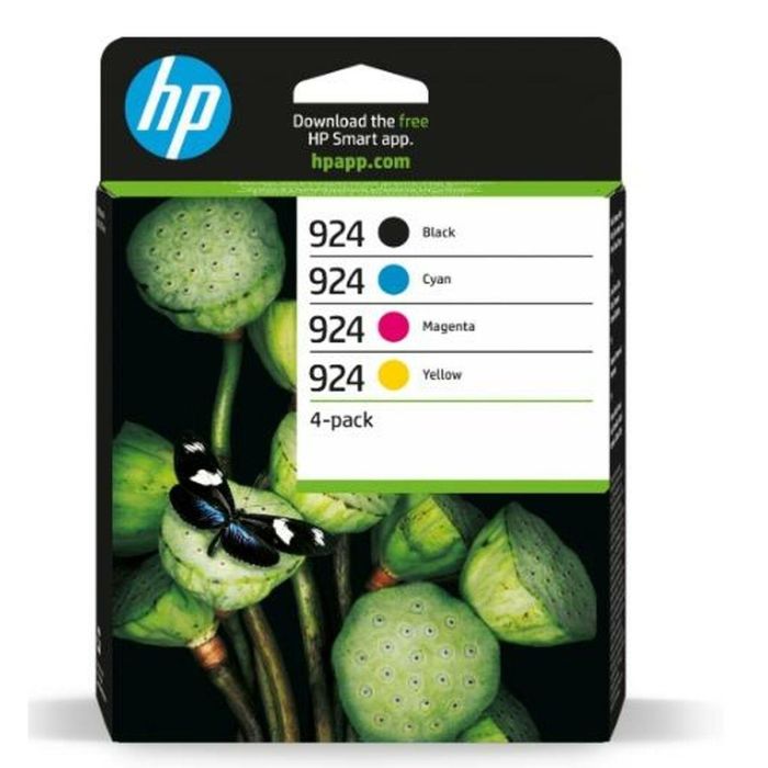 Cartucho de Tinta Original HP Nº 924 Amarillo (24 Unidades) 1 Cartucho de Tinta Original HP Nº 924 Amarillo (24 Unidades) 1