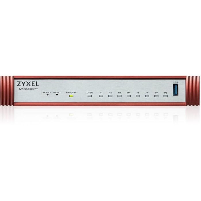 Zyxel Firewall USG FLEX 100H - Rendimiento Cortafuegos 3 Gbit/s, Rendimiento VPN 0,75 Gbit/s, 8 Puertos Ethernet 0 Zyxel Firewall USG FLEX 100H - Rendimiento Cortafuegos 3 Gbit/s, Rendimiento VPN 0,75 Gbit/s, 8 Puertos Ethernet 0