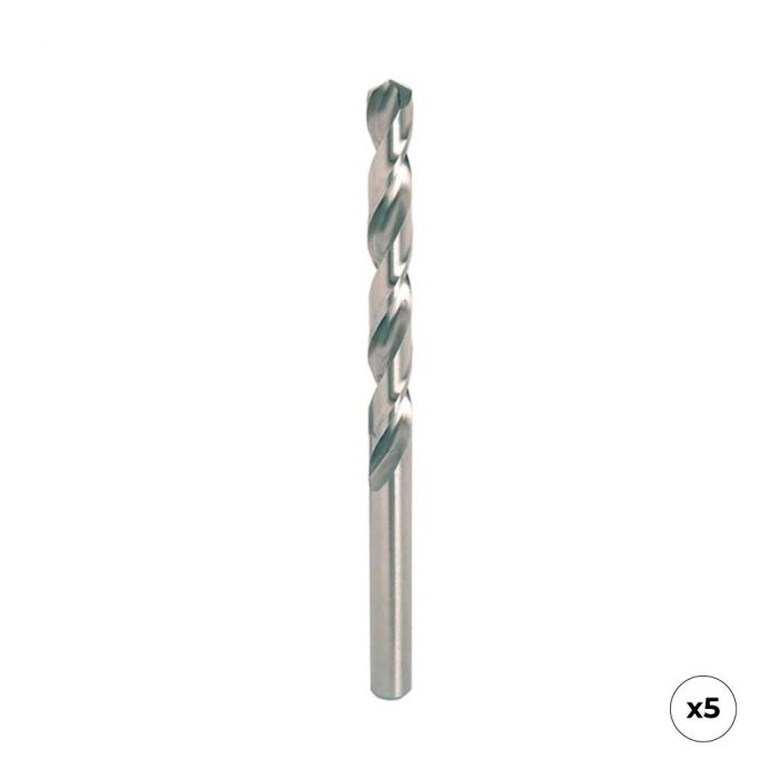 Broca hss4341 para metal rectificada, ø2,50 x 57,00 mm, 5 unidades