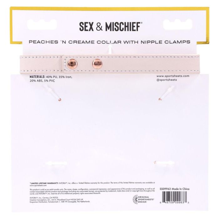 Pinzas para los pezones Sportsheets Peaches 'n CreaMe 2 Pinzas para los pezones Sportsheets Peaches 'n CreaMe 2