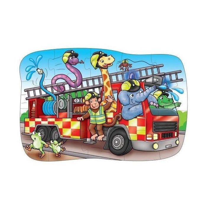 Gran Camión de Bomberos - Puzzle - HUERTO - 20 p 1 Gran Camión de Bomberos - Puzzle - HUERTO - 20 p 1