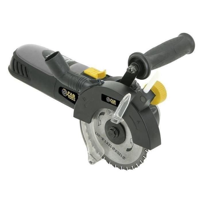 Fartools SDBL-125 Sierra Circular de Doble Hoja Eléctrica 1050W, para Discos Ø125mm, 36 Dientes, Corte Máximo 31mm Fartools SDBL-125 Sierra Circular de Doble Hoja Eléctrica 1050W, para Discos Ø125mm, 36 Dientes, Corte Máximo 31mm