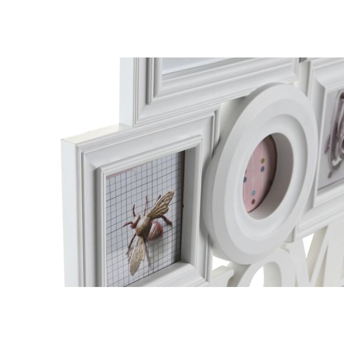 DKD Home Decor Marco Multifoto Romantico Blanco 2 x 36.5 x 46.5 cm 1