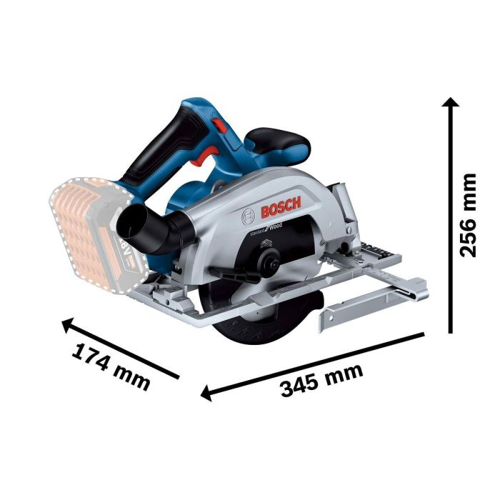 Bosch Professional GKS 18V-57-2 Sierra circular sin batería 5 Bosch Professional GKS 18V-57-2 Sierra circular sin batería 5