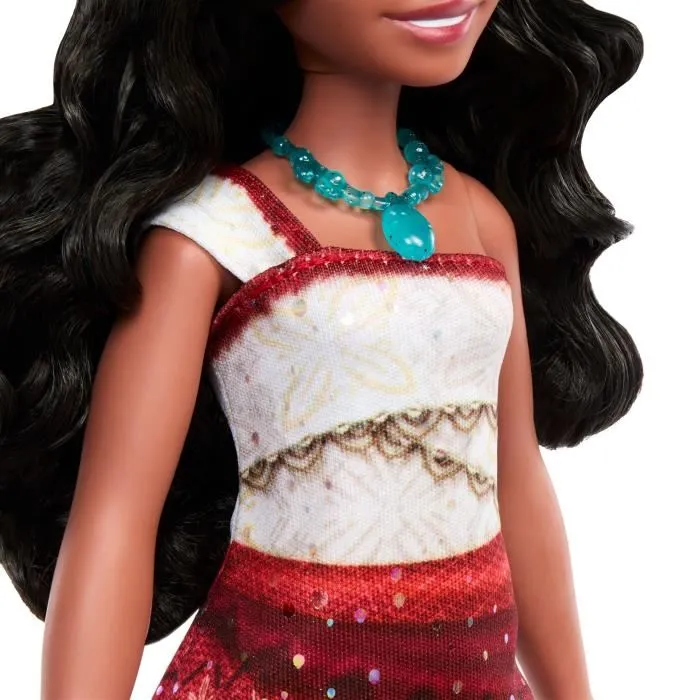 Mattel Muñeca Musical Princesa Vaiana 2 JBT62 Disney Princess con Accesorios y Brazos Articulados 4