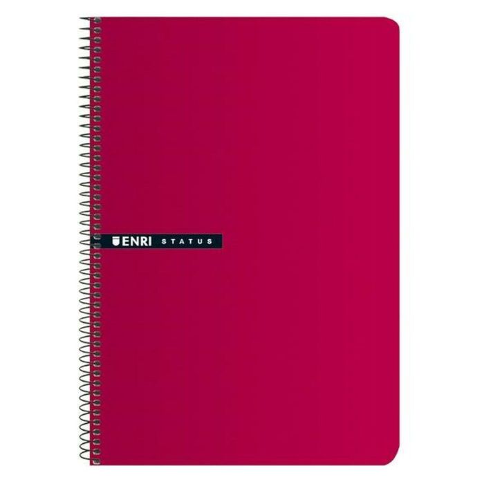 Cuaderno ENRI Rojo 21,5 x 15,5 cm (5 Unidades) 1 Cuaderno ENRI Rojo 21,5 x 15,5 cm (5 Unidades) 1