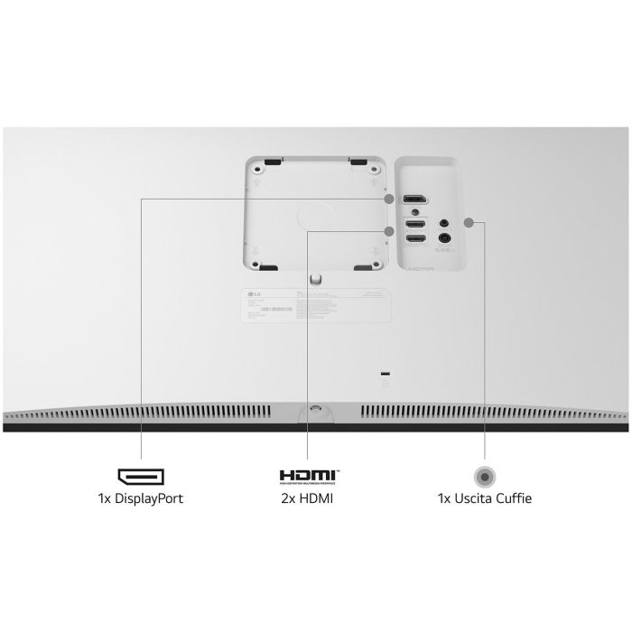 LG 27US550-W Monitor LCD de 27 pulgadas, color blanco 1
