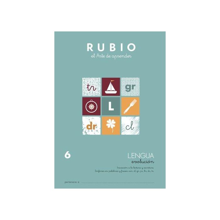 Cuaderno Rubio A4 Lengua Evolucion Nº 6 (5-6 Años) (Set de 10)