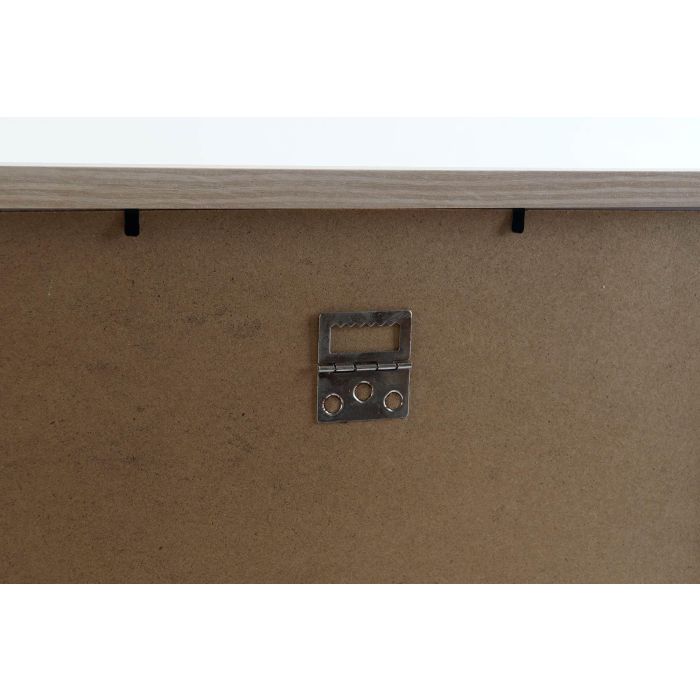 DKD Home Decor Marco de Fotos Moderno Marron Natural MDF Cristal Set de 7 Piezas 32.5 x 45 x 1.5 cm