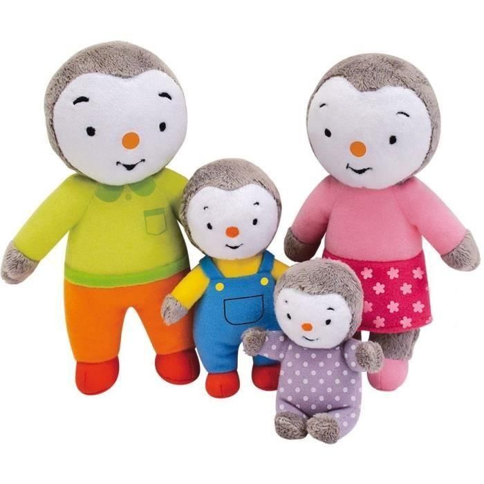 Family Box 4 Plush - T'Choupi - Jemini - +/- 19 cm 1 Family Box 4 Plush - T'Choupi - Jemini - +/- 19 cm 1