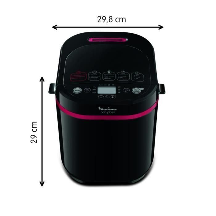 MOULINEX - Pleasure bread 1kg-bread machine 17 programas, color negro y morado - OW220830 5