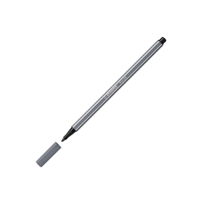 Stabilo Rotulador Pen 68 gris Oscuro Caja 10 Ud 2