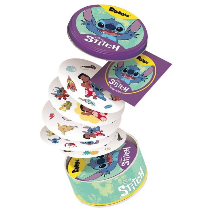 Juego Dobble Disney Stitch Dobls07Es Asmodee 1 Juego Dobble Disney Stitch Dobls07Es Asmodee 1